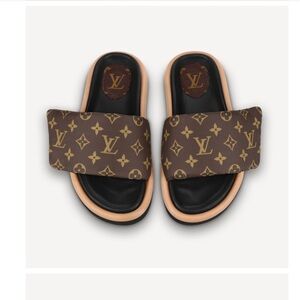 Authentic Louis Vuitton pool Pillow comfort mule